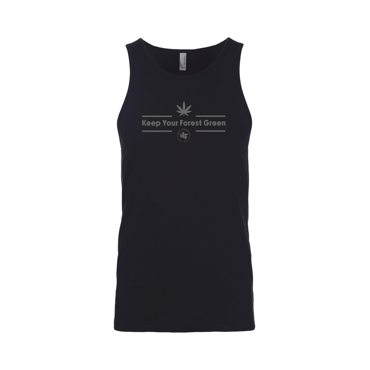 Mens Black Tank. KYFG