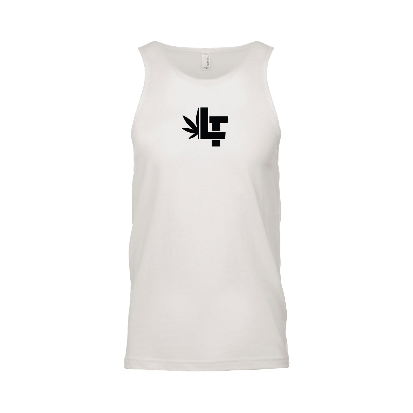 Mens White Tank. LT