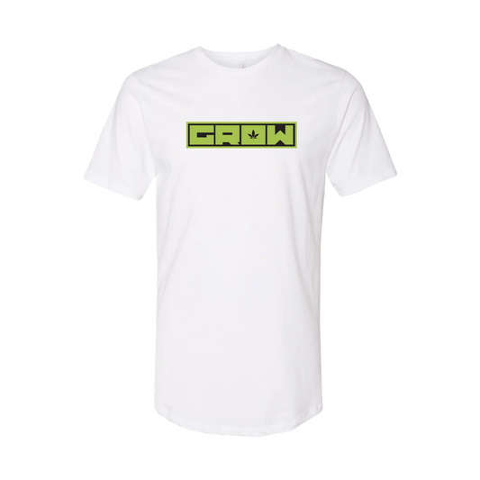 Mens Elongated Tee, Grow