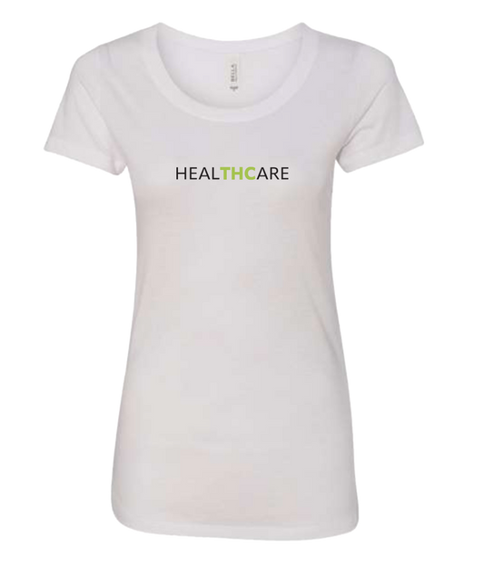Womans Tee. White. HealTHCare