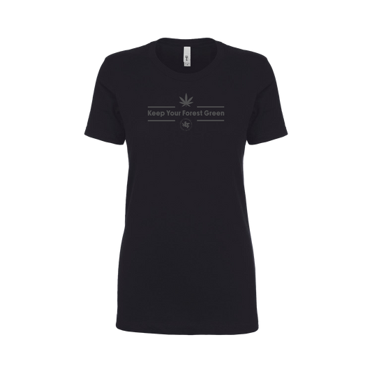 Womans Tee. KYFG Black.