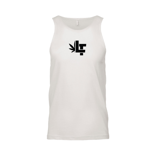 Mens White Tank. LT