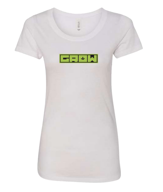 Womans Tee. White. Grow